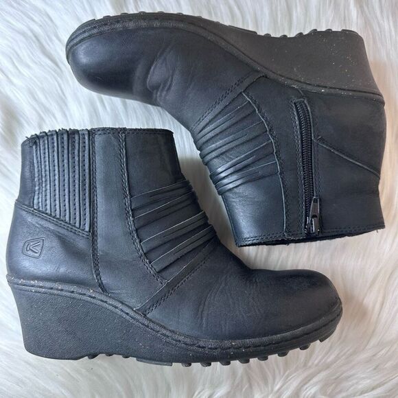 KEEN Women's Zurich Low Boot Black Size 8 - Picture 11 of 12
